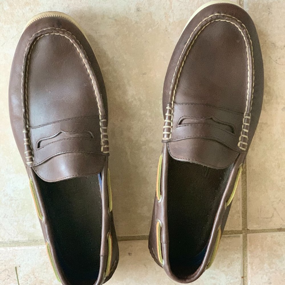 Leather Sperry Topsiders